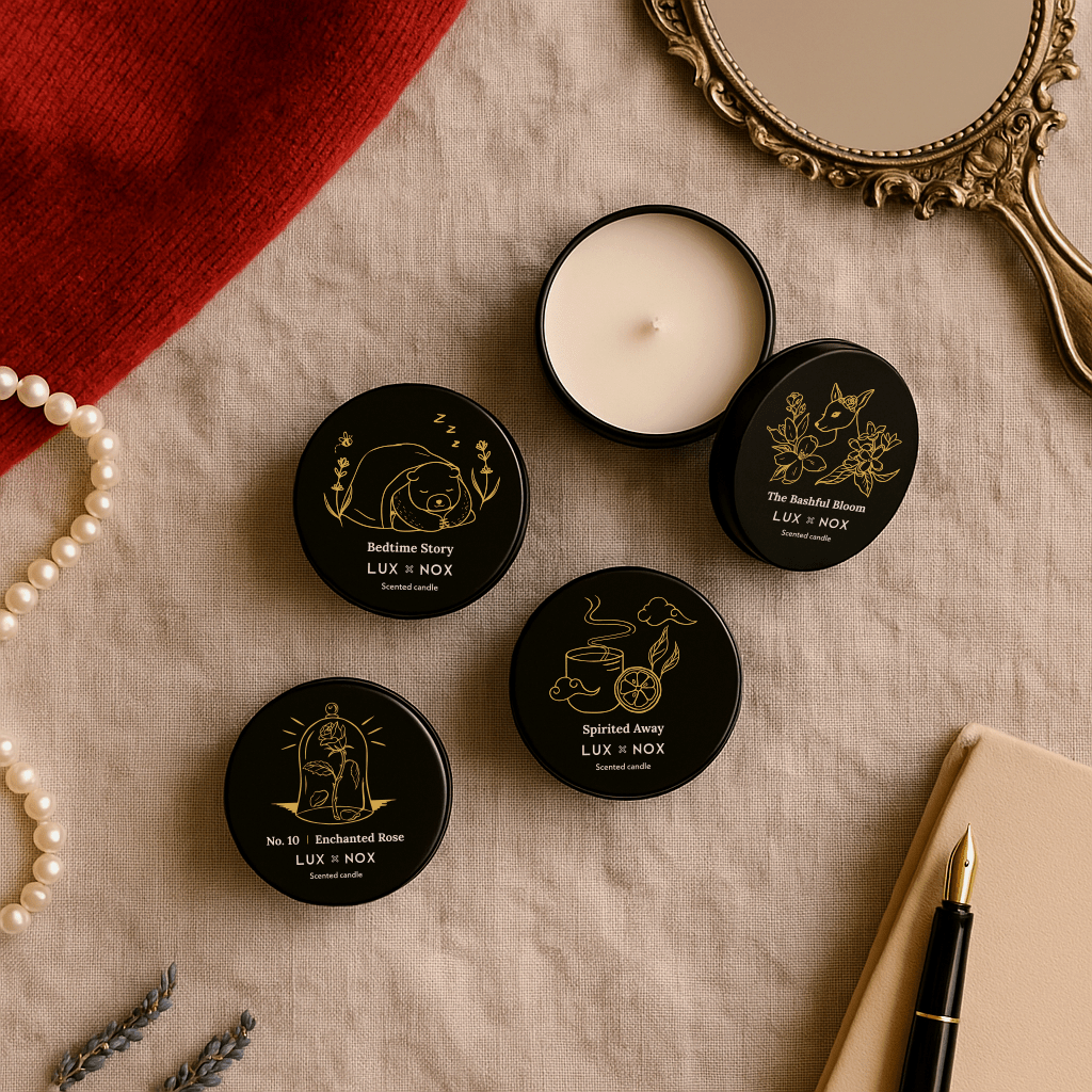 4 tins spring scents discovery set - Lux & Nox
